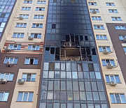 Пожар уничтожил несколько лоджий в 16-этажке на улице Заречной