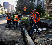 Ненужные дорожные ограждения убирают по поручению мэра Новосибирска