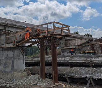 Два моста на трассе из Новосибирска в Казахстан ремонтируют по БКД