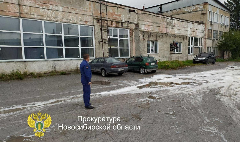 Белая пена разлилась у станции в Искитиме: прокуратура начала проверку