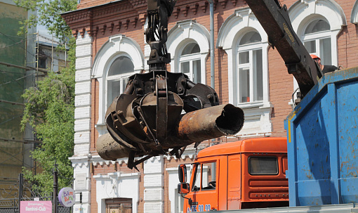 Масштабный ремонт теплотрассы на Чаплыгина закончат ко Дню города