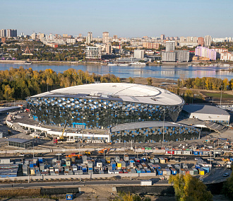 Отопление на новую ледовую арену в Новосибирске подадут в ближайшие дни