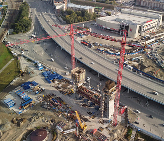Площадь Будагова перекроют с 1 мая из-за стройки четвёртого моста