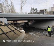 Мэр Кудрявцев: завершается капремонт моста на улице Сухарной