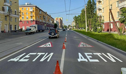 Мэр Кудрявцев: за десять дней разметили почти 550 пешеходных переходов