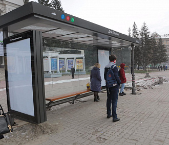 Самая умная нашлась: остановка с Wi-Fi появилась в Новосибирске