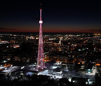 Новосибирская телебашня окрасится в цвета флагов России и Беларуси