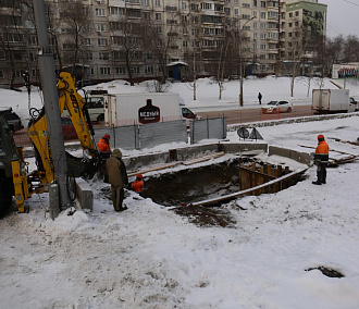 Реконструкцию коллектора на Нарымской закончат в середине марта