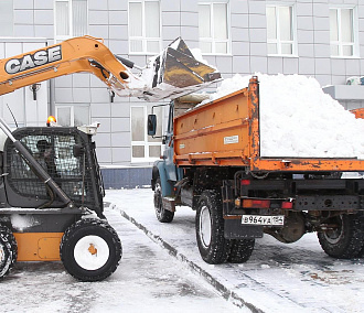19 площадок для вывоза снега подготовили в Новосибирске