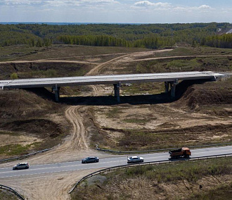 Больше 8 км Восточного обхода Новосибирска залили в цементобетон