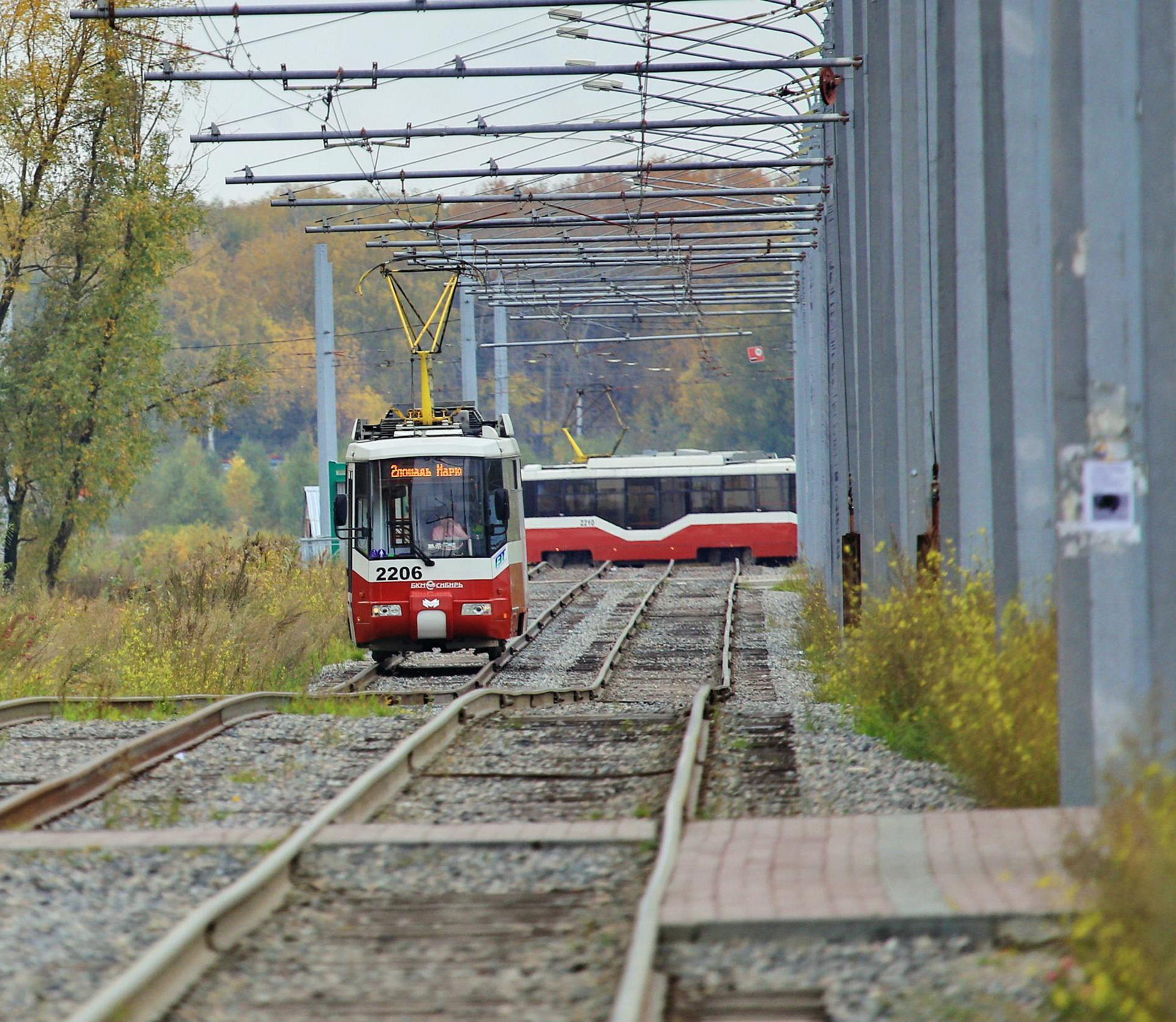 Работу трамваев №8, 15 и 18 изменят на выходных в Новосибирске