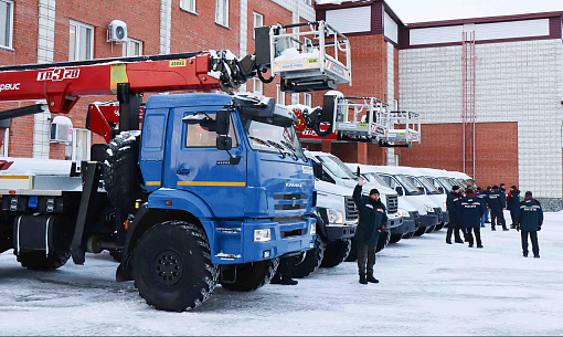 Полсотни новых машин получили новосибирские энергетики