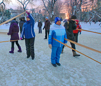 Сезон парковой гимнастики закроют 28 февраля в Новосибирске