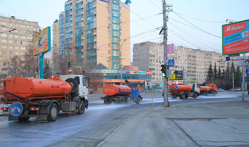 90 тонн грязи и смёта вывозят каждые сутки с улиц Центрального округа