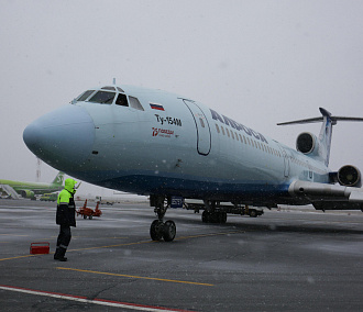 Последний Ту-154 прилетел из алмазного края в Новосибирск
