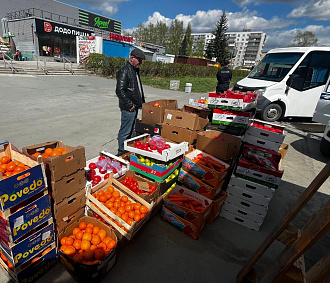 У нелегального торговца с Юбилейного забрали 700 кг фруктов и овощей
