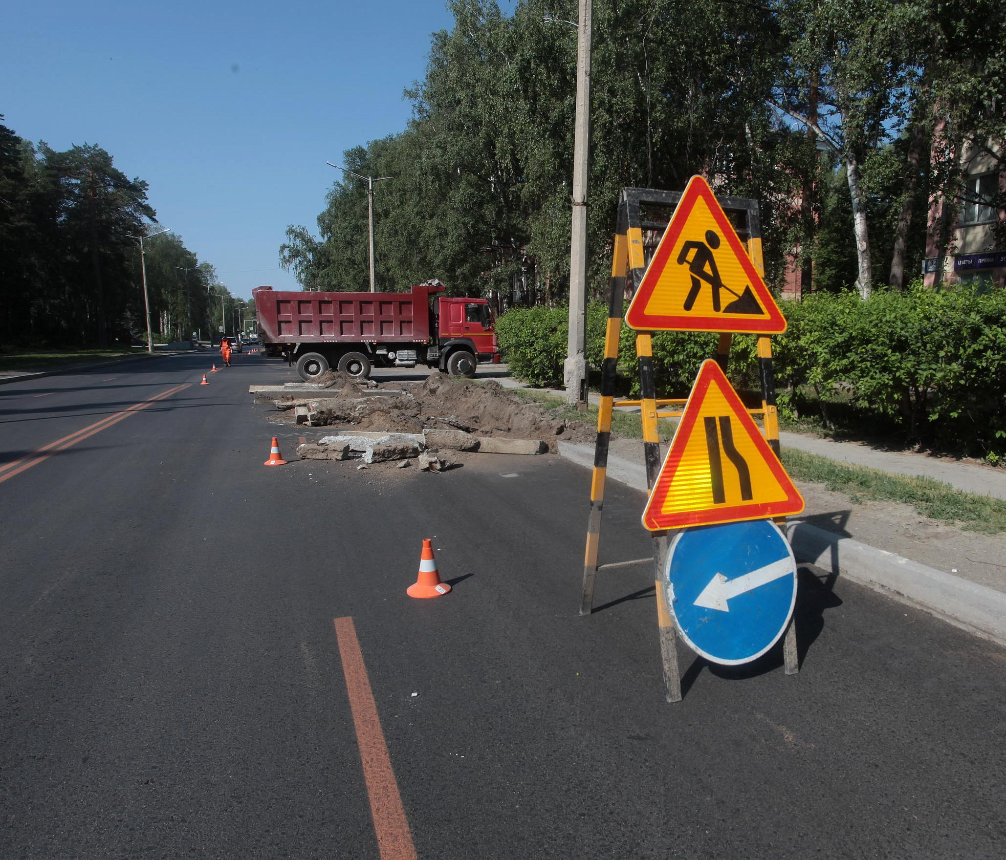 Мэр Локоть: капремонт дорог в Новосибирске завершили на 90%