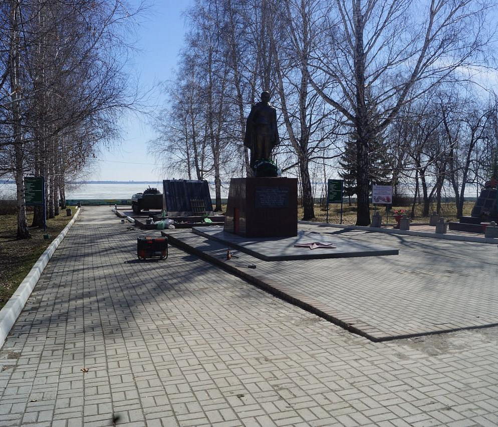 Памятник «Алёша» в честь воинов-освободителей реставрируют на ОбьГЭС