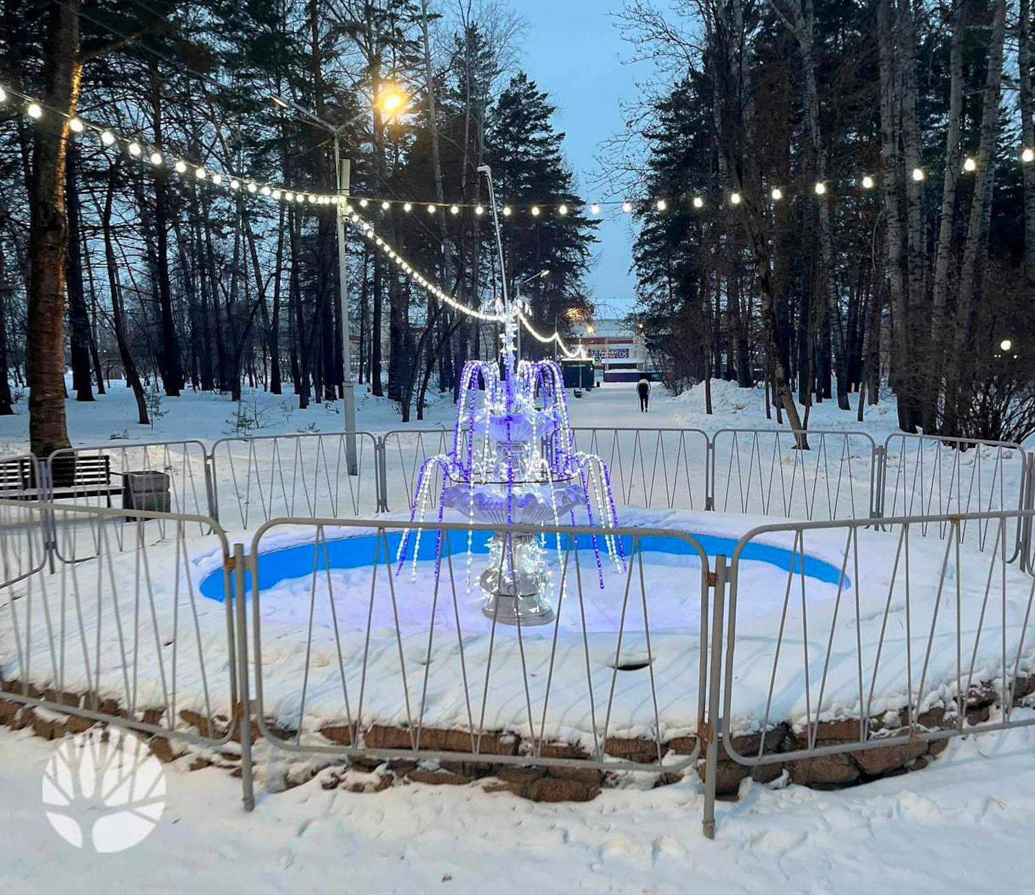 Повреждённую вандалами иллюминацию восстановили в Новосибирске