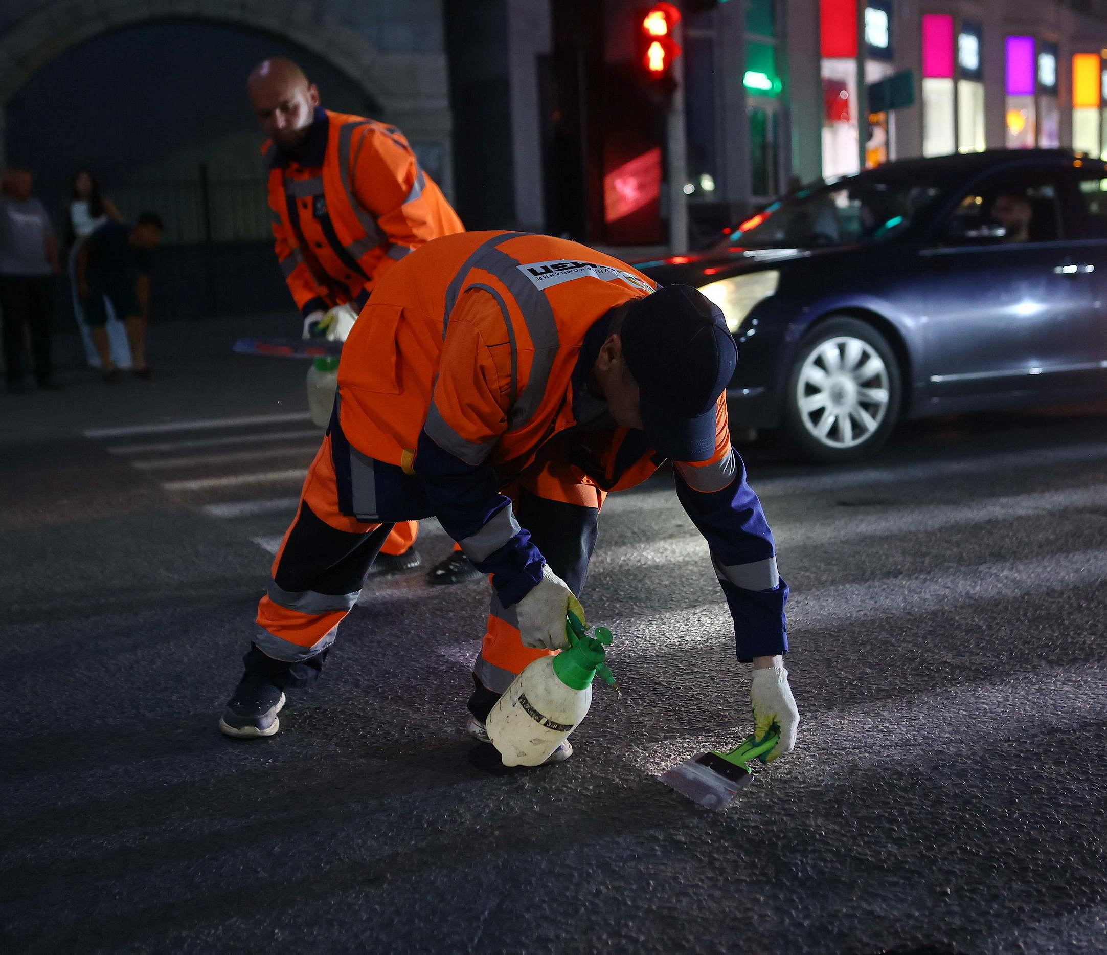 Восстановить разметку в центре города к 1 мая потребовал мэр Кудрявцев