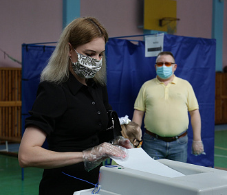 Как новосибирцы голосовали по Конституции в пандемию: 25 исторических фото