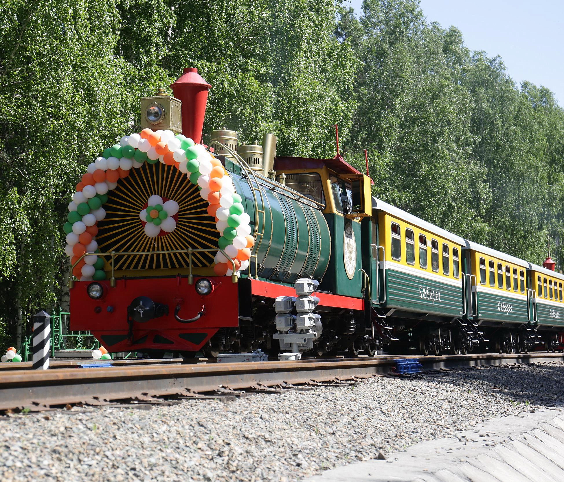 Детская железная дорога запускает поезда с 1 июня