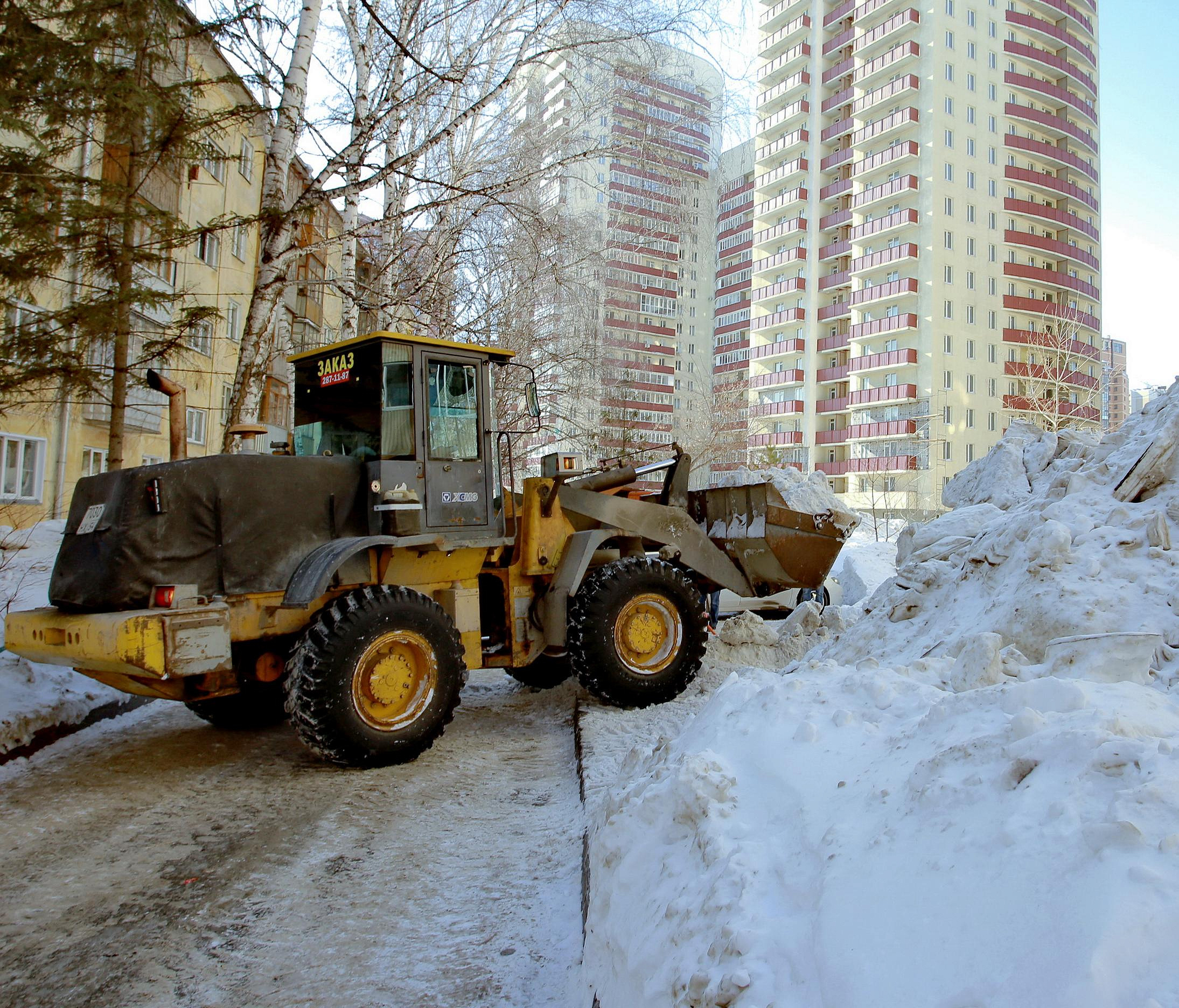 Где будут убирать снег 1 марта в Новосибирске — список улиц