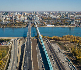 Ремонт Октябрьского моста в Новосибирске выполнили на 10%