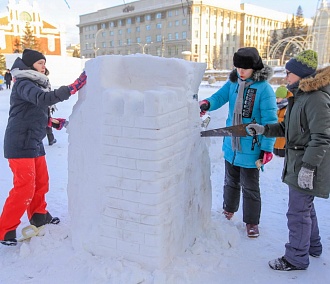 XX фестиваль снежной скульптуры стартовал в Новосибирске