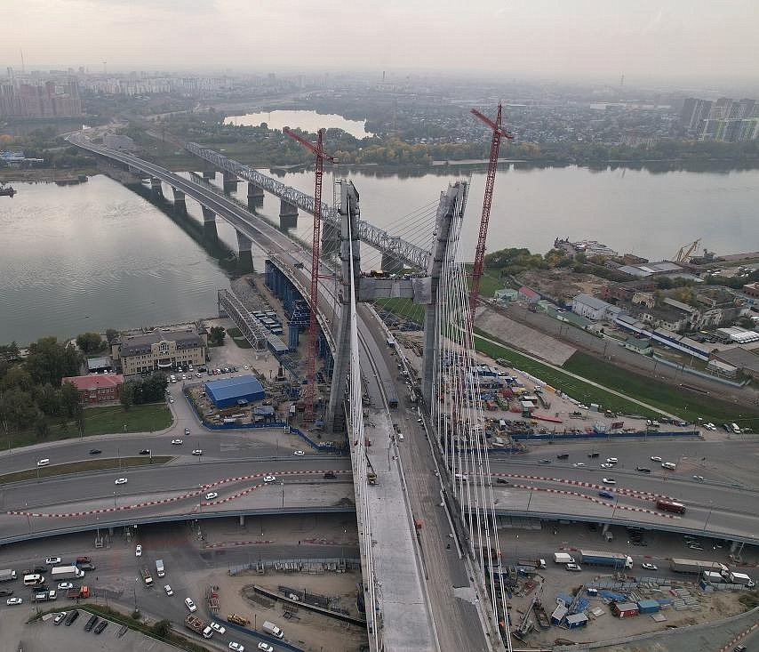 2,8 млрд рублей выделили Новосибирску на завершение четвёртого моста