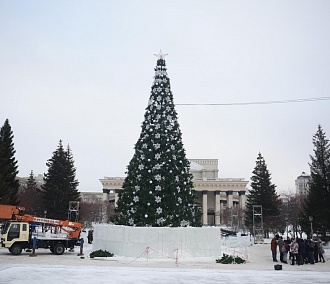 Главную ёлку и ледовый городок в Новосибирске откроют 20 декабря