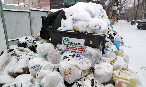 Проблемы с вывозом мусора в Ленинском районе объяснили техническим сбоем