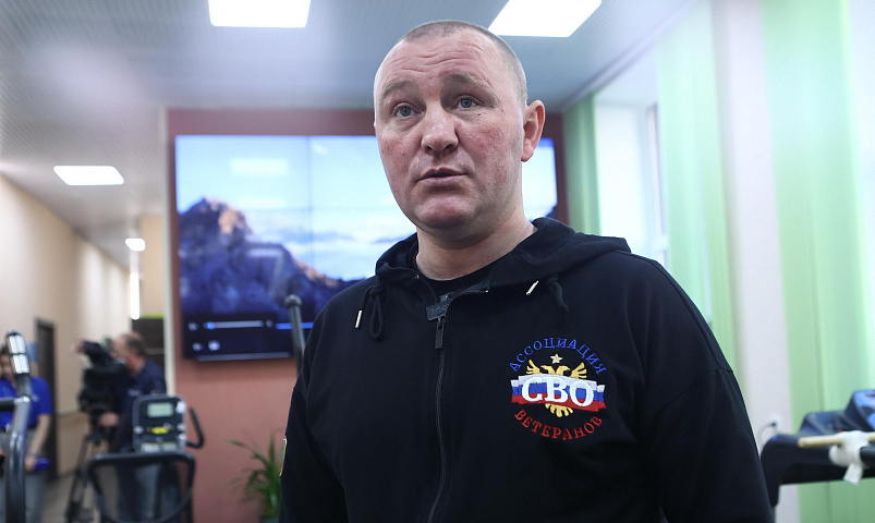 Вернувшегося с СВО новосибирца ставят на ноги в центре реабилитации