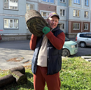 ТОСы создают мини-парк в Новосибирске после курсов ландшафтного дизайна