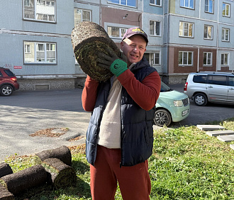 ТОСы создают мини-парк в Новосибирске после курсов ландшафтного дизайна