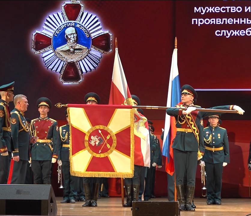 Мэр Кудрявцев поздравил округ войск нацгвардии с вручением ордена Жукова