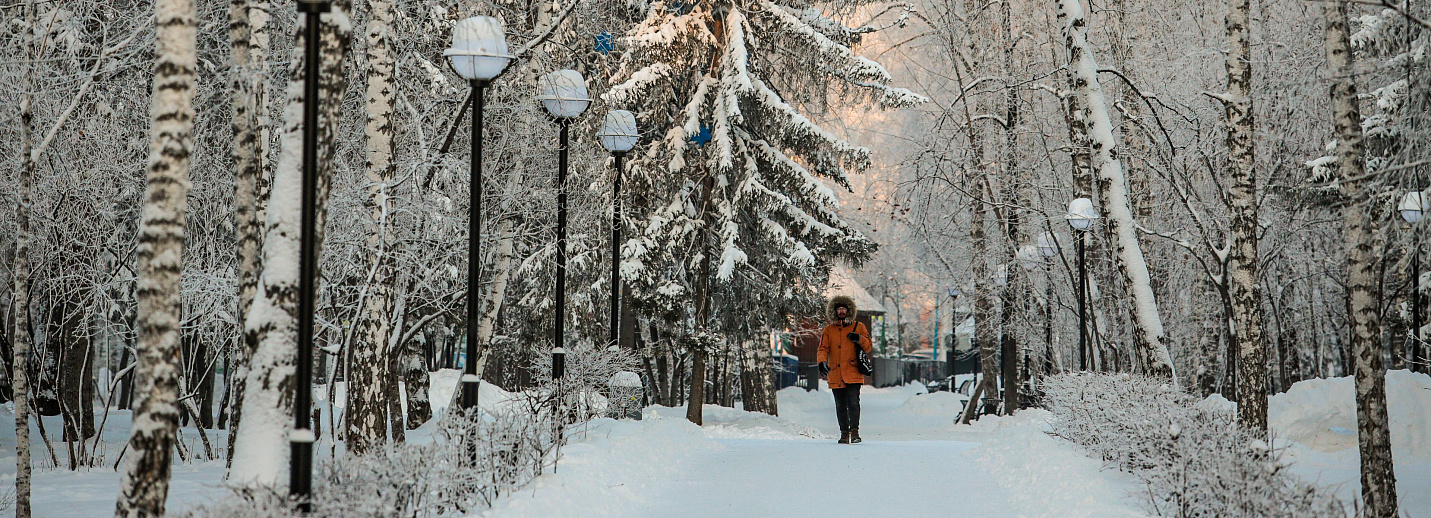 Новосибирск замерзает