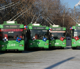 58 троллейбусов получит Новосибирск: первые девять — уже в этом году