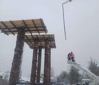 Мэр Кудрявцев показал фото со стройки нового моста на улице Войкова