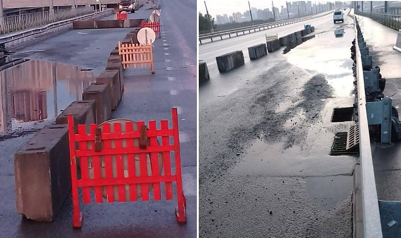 О ситуации на размытой дамбе Октябрьского моста рассказали в мэрии