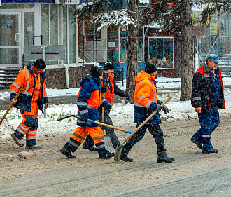 Городской штаб для координации уборки улиц создали в Новосибирске