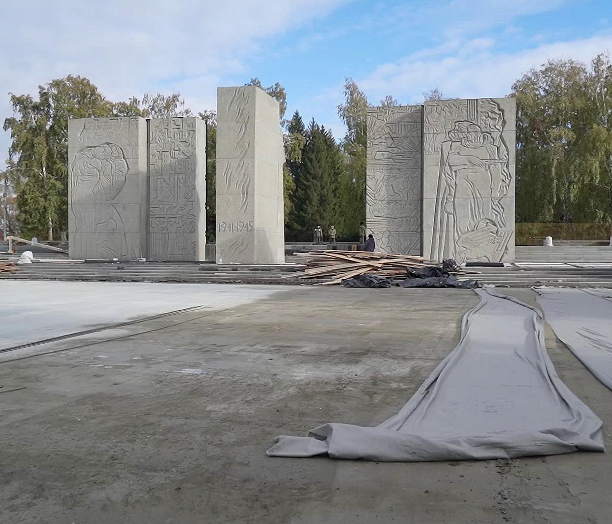 Реконструкция Монумента Славы подорожала из-за армированного бетона