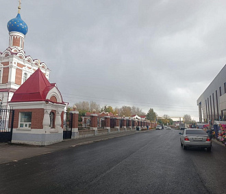 Отремонтировали подъездную дорогу к Клещихинскому кладбищу
