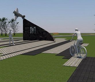 Памятник капитану Сигову с копией истребителя установят в Первомайке