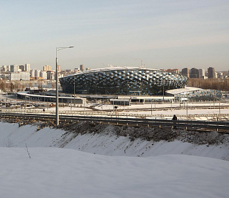 Смотровую площадку с видом на «Сибирь-Арену» оценил мэр Кудрявцев
