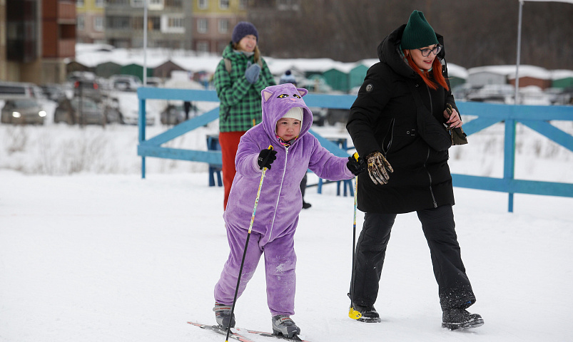 Лыжные трассы с прокатом открыли в ПКиО «Арена» и «У моря Обского»