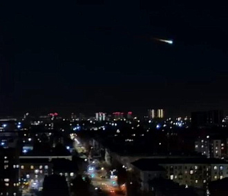 Зелёный болид с хвостом эффектно пролетел над Новосибирском