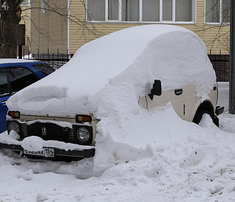За сутки в Новосибирске выпало 80% декадной нормы снега