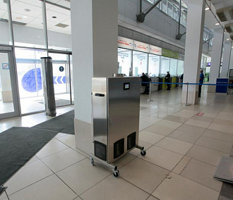 Рециркуляторы воздуха установили в аэропорту Толмачёво
