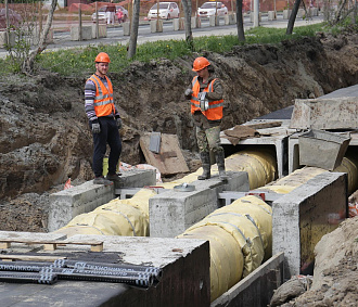 Энергетики разрыли ещё три улицы на левом берегу Новосибирска